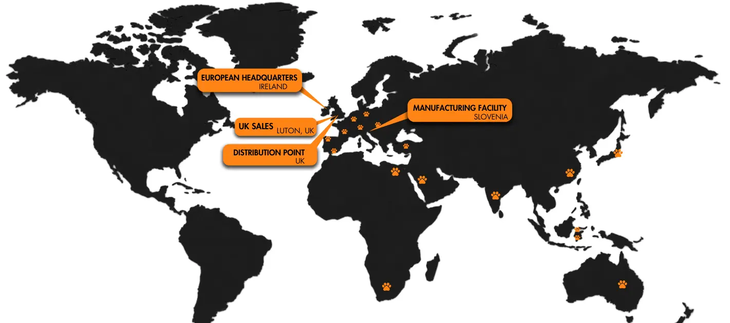 European Headquarters Map