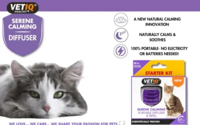 Introducing VETIQ® Serene Calming Portable Diffuser – Innovation in Feline Stress Relief!